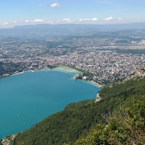 Annecy vue du mont Veyrier