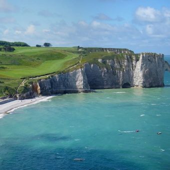 Falaises d'Étretat en Normandie