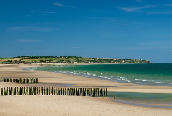 vue d'une plage de la côte d'Opale