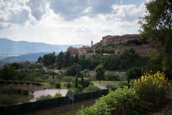 Panorama sur Città della Pieve en Ombrie