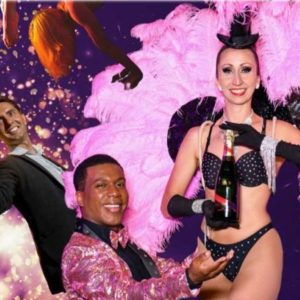 Photo d'un danseur et d'une danseuse en tenu de Cabaret.